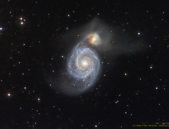 2020/04 M51 - Whirlpool-Galaxie M51 - Die Whirlpool-Galaxie oder auch Strudelgalaxie ist eines der schönsten Deep Sky Objekte. Sie ist zwischen 25 und 31 Millionen Lichtjahre entfernt und ihr...
